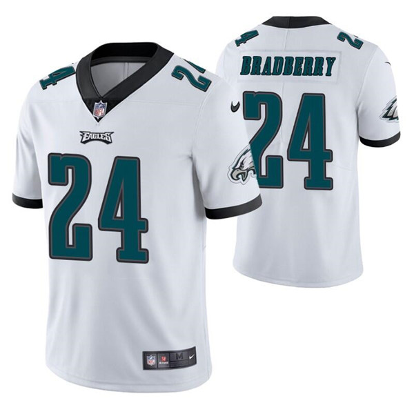 Men's White Philadelphia Eagles #24 James Bradberry Vapor Untouchable Limited Stitched Jersey